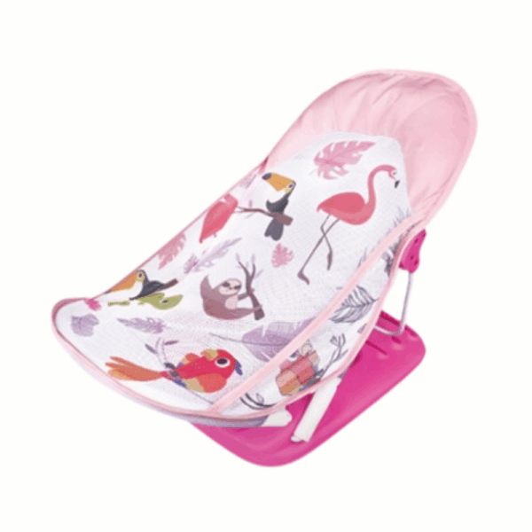 Silla Reclinable para Baño de Bebé con Diseño de Animales - Imagen 3
