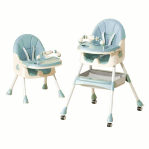 Silla Alta Multifuncional 3 en 1 para Bebé – Convertible y Evolutiva