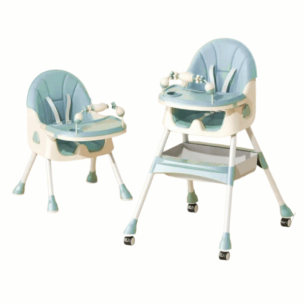 Silla Alta Multifuncional 3 en 1 para Bebé – Convertible y Evolutiva