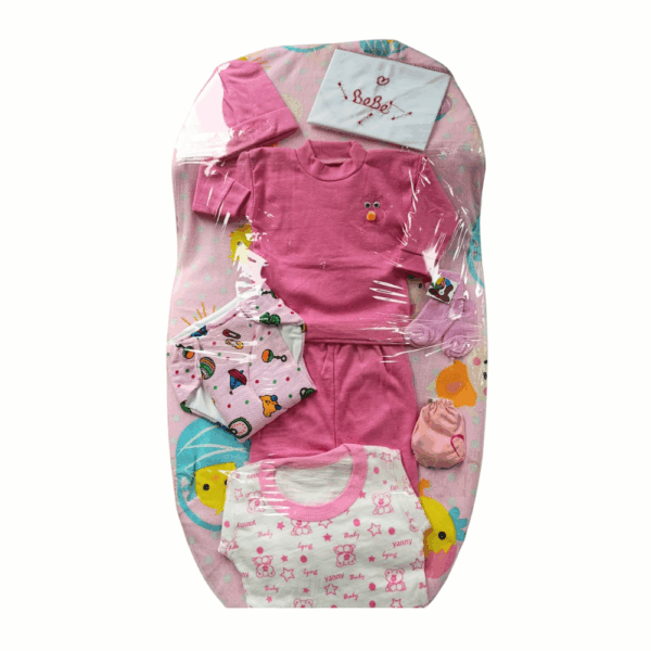 Set de Bañera con Ropa para Bebé — Ideal para Baby Shower o Revelación de Sexo