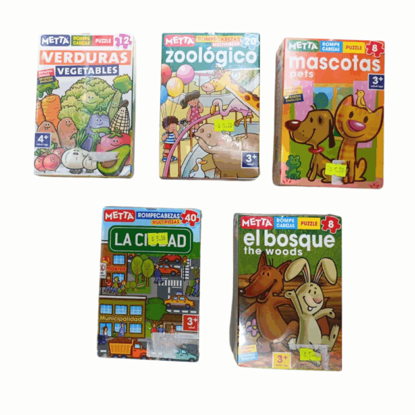 Rompecabezas Educativos METTA – Temas Divertidos para Aprender Jugando