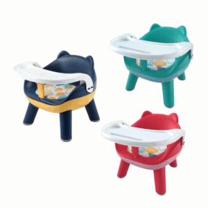 Silla Infantil con Bandeja Desmontable – Diseño Animalito