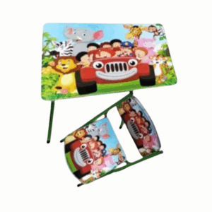 Set de Mesa y Silla Infantil con Diseño Divertido – Ideal para Estudiar, Comer o Jugar