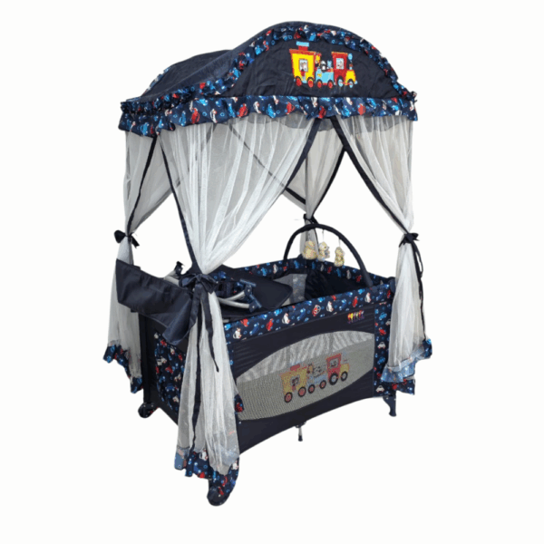 Cuna Corral con Domo, Cambiador y Mosquitero – Estilo y Protección para tu Bebé - Imagen 2
