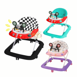 Andador Musical de Carreras con Diseño Deportivo y Volante Interactivo