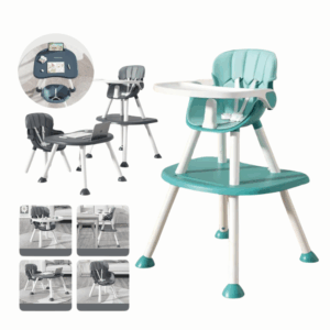 Silla Alta Multifuncional 3 en 1 para Bebés – Convertible en Mesa y Silla
