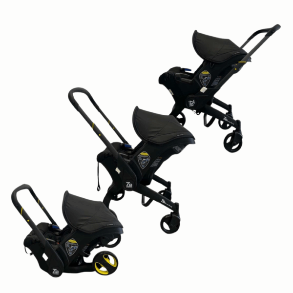 Silla de Carro 3 en 1 Convertible en Coche – Diseño Compacto y Elegante