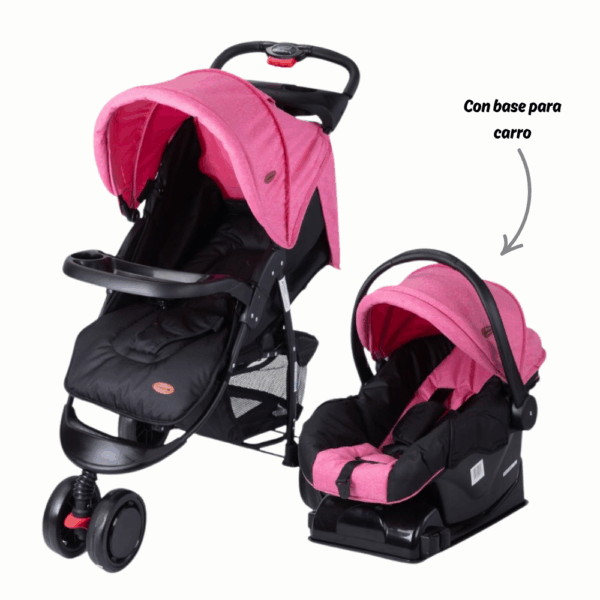 Travel System 3 en 1 con Base para Auto - Imagen 2
