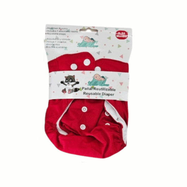 Pañal Reutilizable Ecológico Ajustable – 0 a 24 Meses - Imagen 3