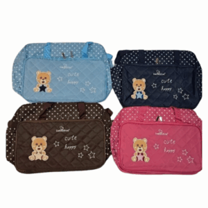 Maleta Maternal "Cute Happy" con Diseño de Osito – Varios Colores