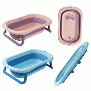 Bañera Plegable para Bebé con Patas Antideslizantes