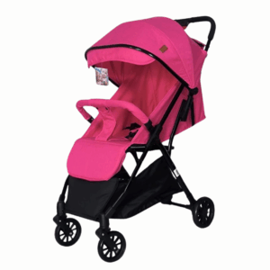 Cochecito Ultraliviano Plegable para Bebé – Con Capota Extensible y Canasto (Colores Rosa y Azul)