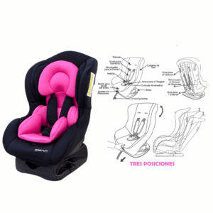 Silla de Auto para Bebé con 3 Posiciones de Reclinado – Modelo Spectrum
