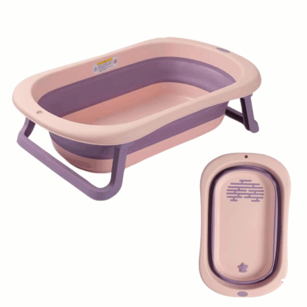 Bañera Plegable para Bebé con Patas Antideslizantes - Imagen 3