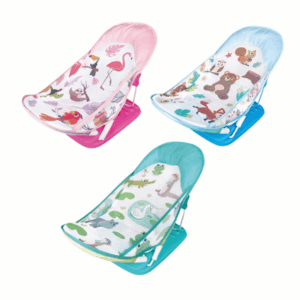 Silla Reclinable para Baño de Bebé con Diseño de Animales