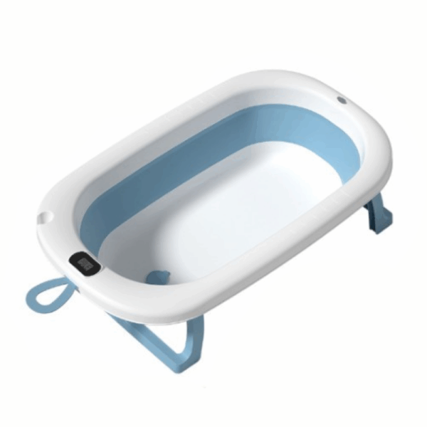 Bañera Plegable para Bebé con Termómetro Digital Integrado - Imagen 5