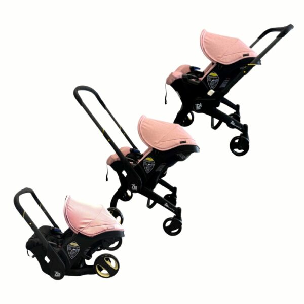 Silla de Carro 3 en 1 Convertible en Coche – Diseño Compacto y Elegante - Imagen 2